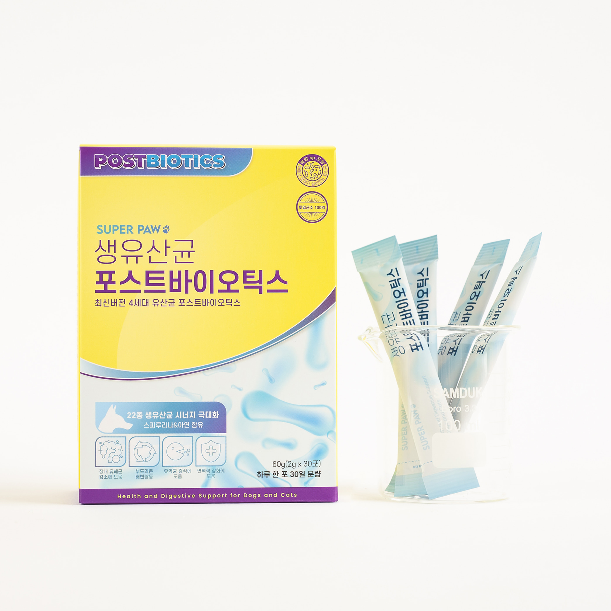 [슈퍼포우] 생유산균 포스트바이오틱스 60g
