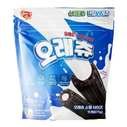 [슈퍼포우] 오래츄 덴탈껌 파우치 15P XS